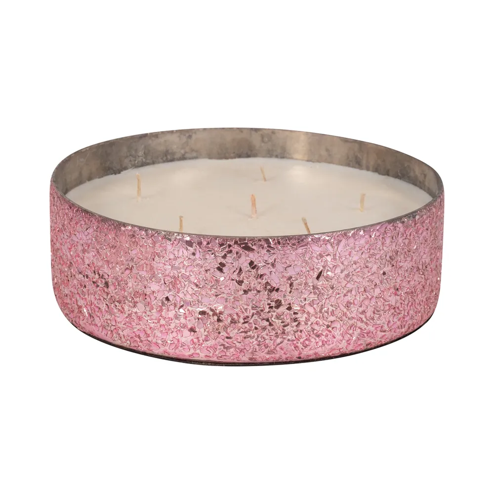 GERBERDALE PINK CANDLE 3 (IN)
