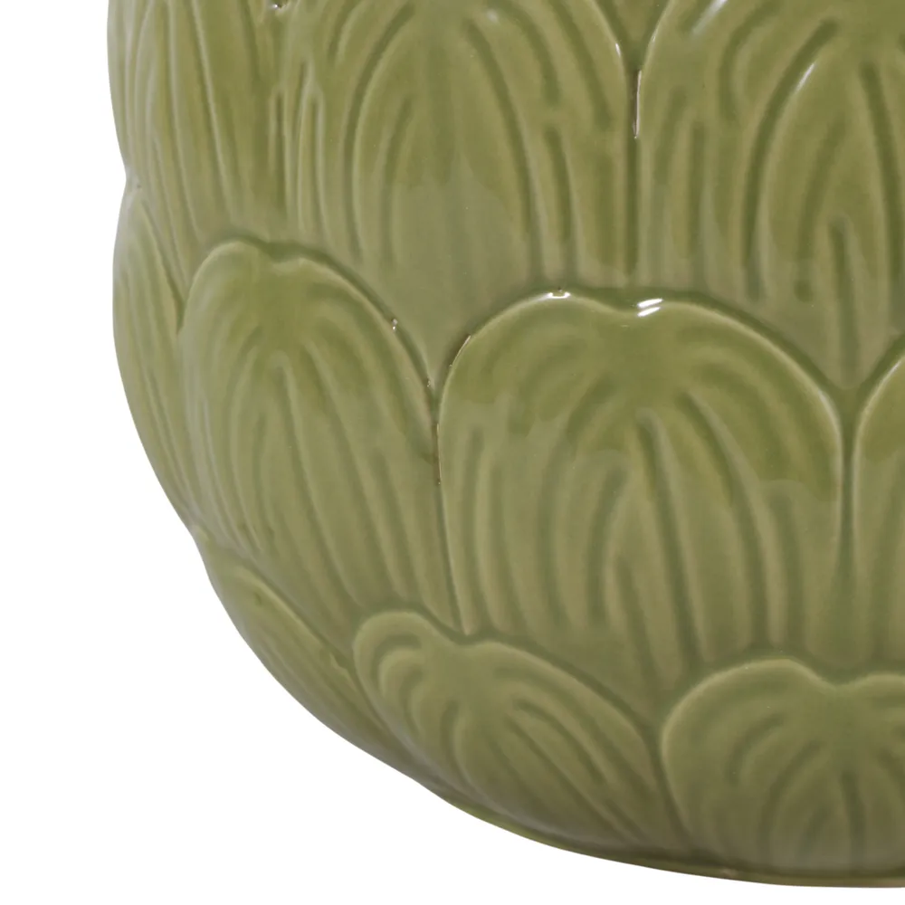 TATUMWOOD SET OF 2 GREEN PLANTER 7 (IN)