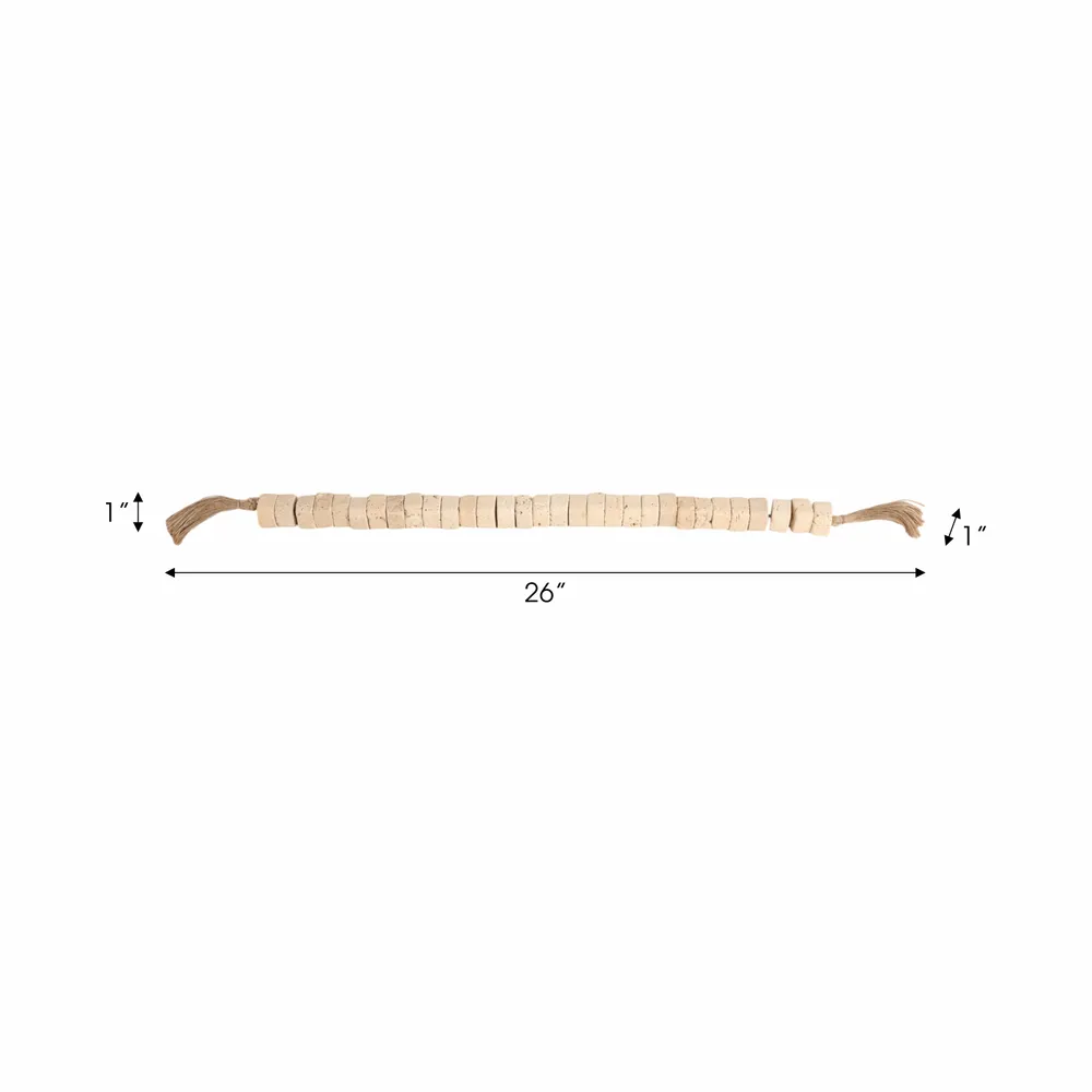 BIRCHCREST TAN BEAD 1 (IN)