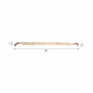 BIRCHCREST TAN BEAD 1 (IN) 7