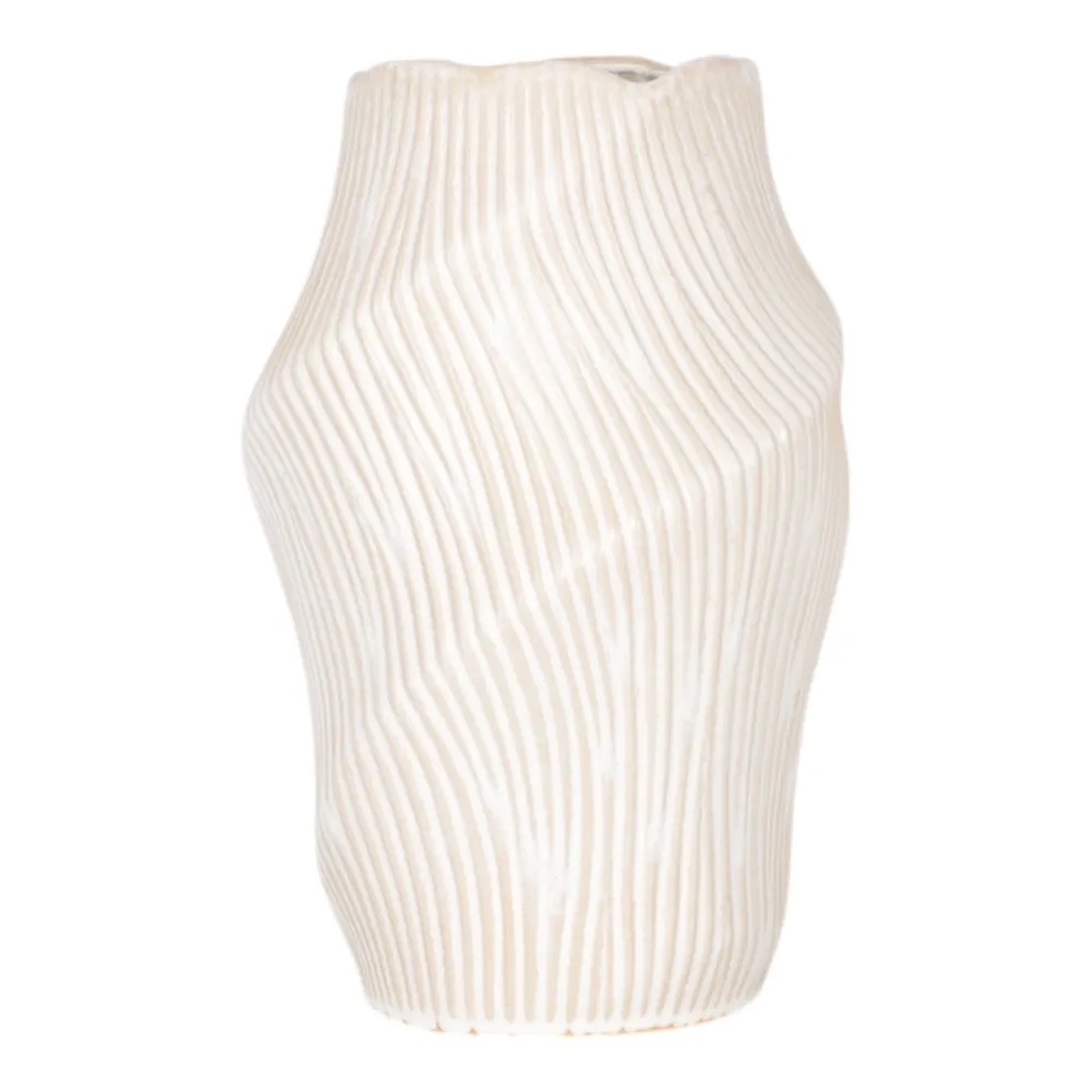 DORSEYSTONE CREAM VASE 17 (IN)
