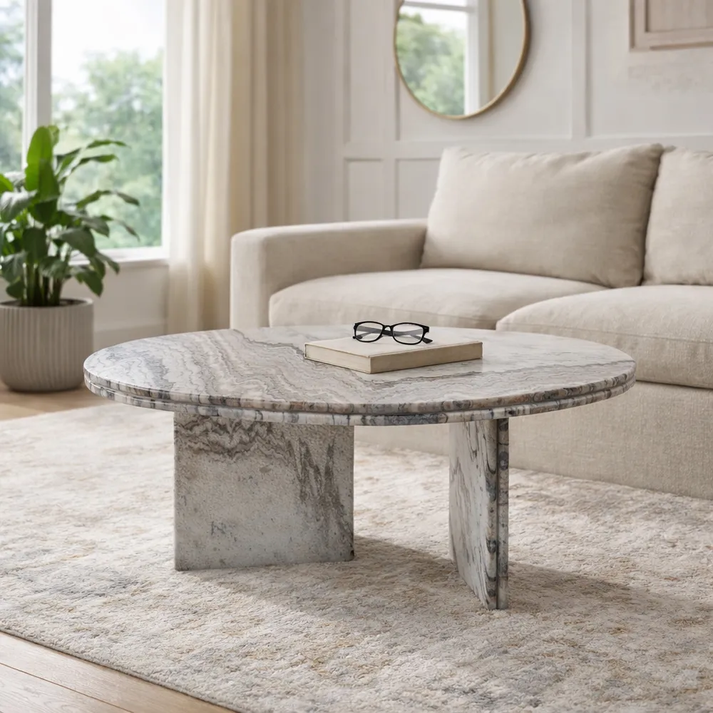 CIARANGROVE IVORY COFFEE TABLE 18 (IN)