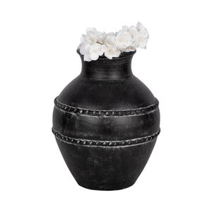 ROSEBEACH BLACK VASE 14 (IN) 3