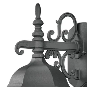 Covington 16'' High 1-Light Outdoor Sconce - Black 2