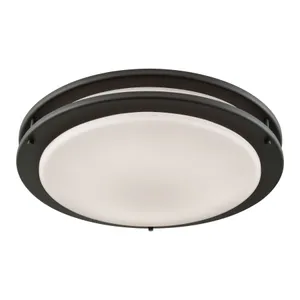 Clarion 15'' Wide 1-Light Flush Mount - Oil Rubbed Bronze 1