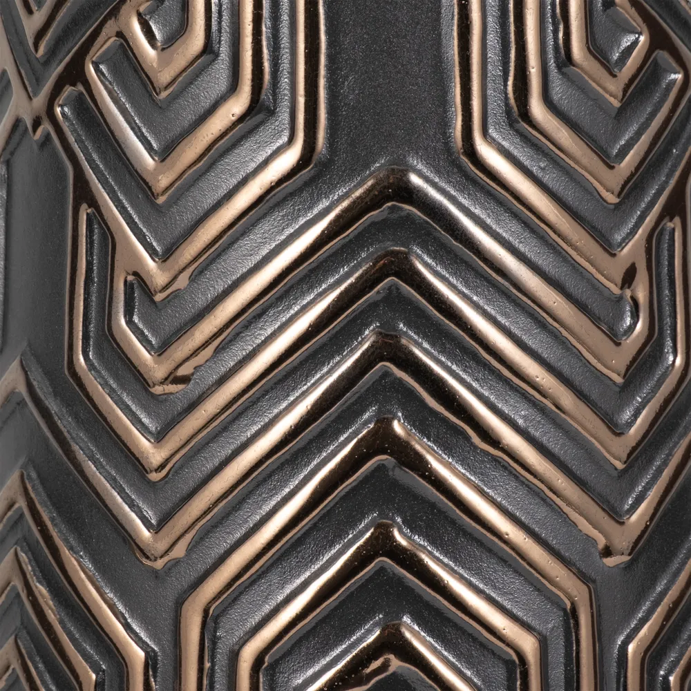 MORGANBROOK BLACK VASE 26 (IN)