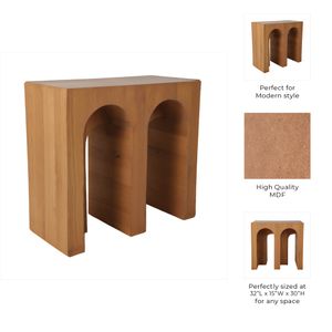 MERCERWICK BROWN TABLE 30 (IN) 10