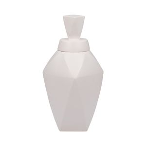 HALTONWORTH WHITE VASE 19 (IN) 4