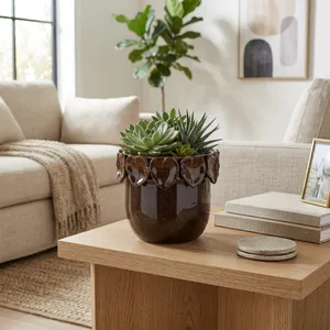 SLATERCLIFF BROWN PLANTER 5 (IN) 9