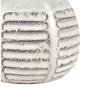 Muriel Vase - Small Aged White Glazed 2