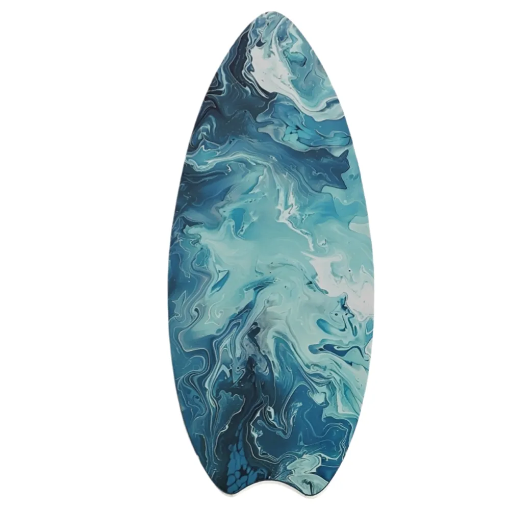 31-1/2" BLUE WATER SURFBOARD WALL DECOR