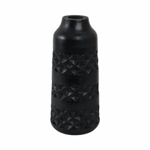 HENDONSTONE BLACK VASE 12 (IN) 4