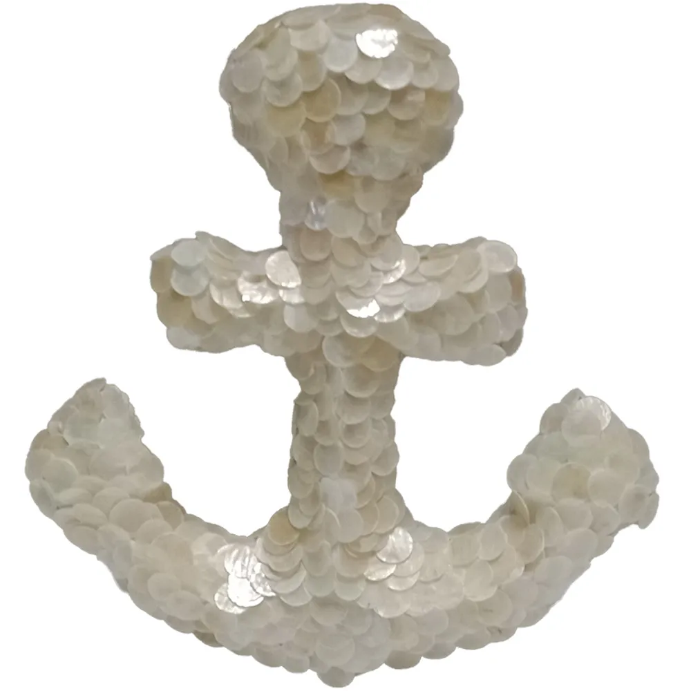 10" CAPIZ ANCHOR WALL DECOR