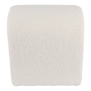 HUTTONMILL WHITE OTTOMAN 18 (IN) 4