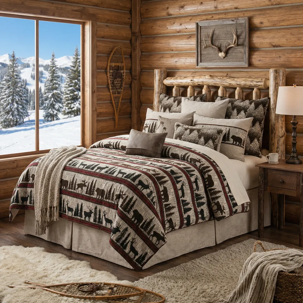 Lazy Lodge - Coverlet - Cal King - 104x100