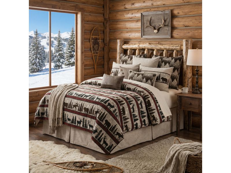 Lazy Lodge Bed Ensemble - Value Set - King 1