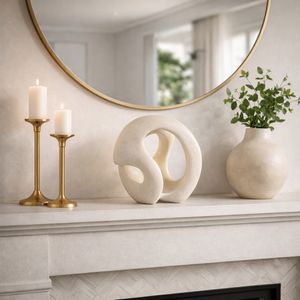 LEILAOAK WHITE DECOR 11 (IN) 13