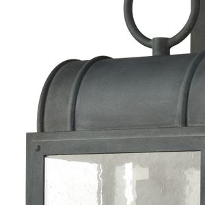 Heritage Hills 19'' High 1-Light Outdoor Sconce - Aged Zinc 2