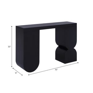 DOYLESTONE BLACK CONSOLE 46 (IN) 6