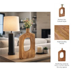 DOUGALGATE BROWN VASE 19 (IN) 10