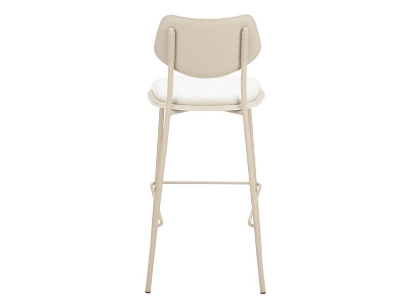 Zeal Barstool Light Gray & Beige 5