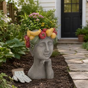 ARLOWLAND GRAY PLANTER 18 (IN) 2