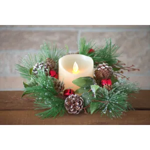 Holiday Bells 6.5in Candle Ring 1