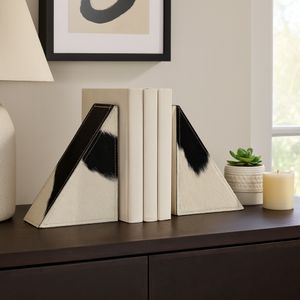 RAYMONDTON SET OF 2 IVORY BOOKENDS 7 (IN) 2