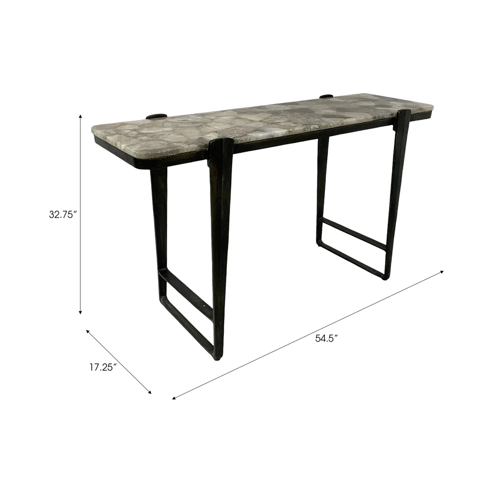 WAYLANDWAY GRAY CONSOLE 33 (IN)
