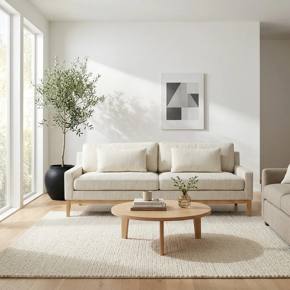 GENTRYCREST IVORY SOFA 34 (IN)