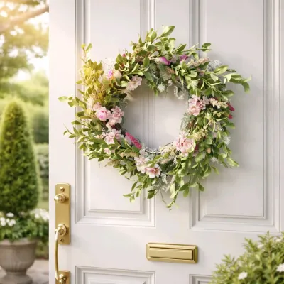 Cotton Candy 24in Wreath