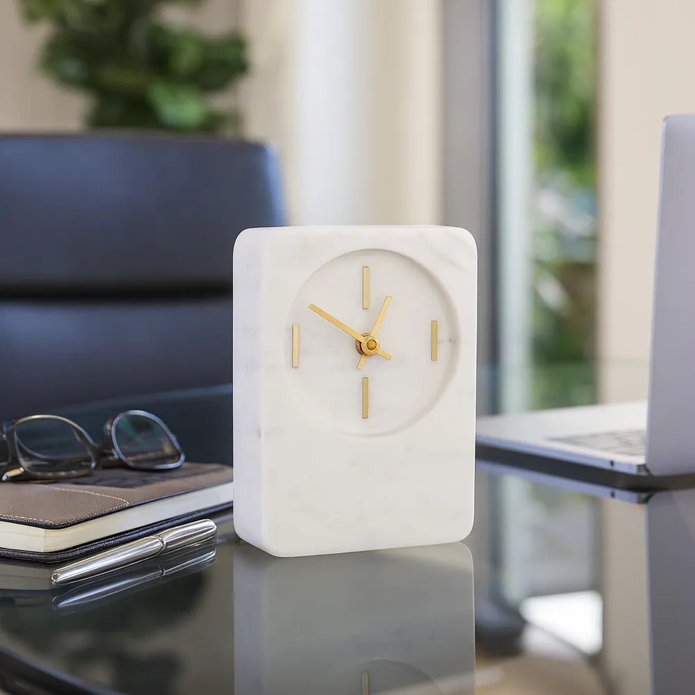 GLENNROSE WHITE CLOCK 7 (IN)