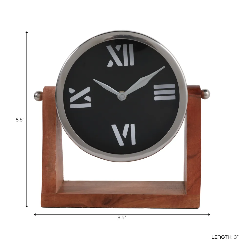 CELIAROSE BLACK CLOCK 9 (IN)