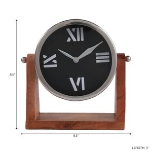 CELIAROSE BLACK CLOCK 9 (IN) 10