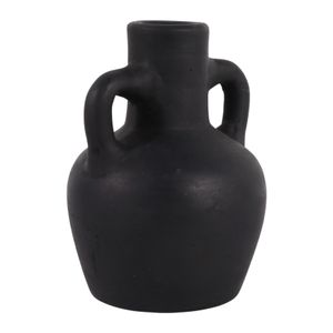 FARLEYBEACH BLACK VASE 6 (IN) 3