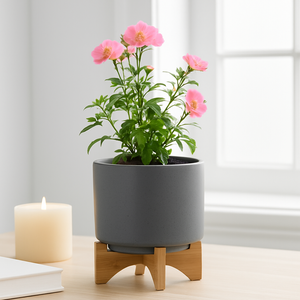 NORMAHAVEN GRAY PLANTER 9 (IN) 11
