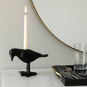 BAXTERCLIFF BLACK CANDLE HOLDER 4 (IN) 2