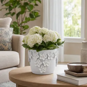 ELWINCROSS WHITE PLANTER 7 (IN) 2