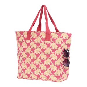 Elephants Canvas Carryall Tote Bag 4