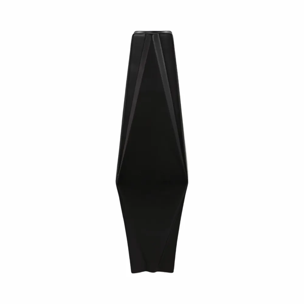TARASIDE BLACK VASE 21 (IN)