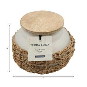 LUKEWAY SAGE & CITRUS CANDLE 4 (IN) 8