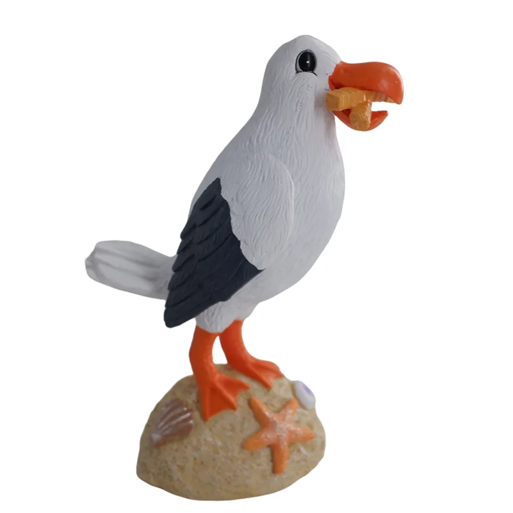 8" SEA BIRD STATUE