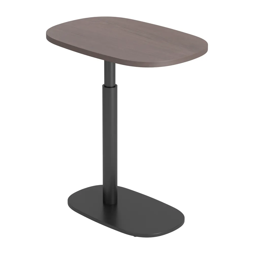 Buddy Adjustable Rotating Side Table Gray