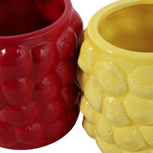 DURBANMOOR SET OF 2 RED PENCIL CUP 4 (IN) 7
