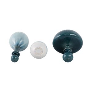 HOLDENCLIFF SET OF 3 BLUE VASES 14 (IN) 7