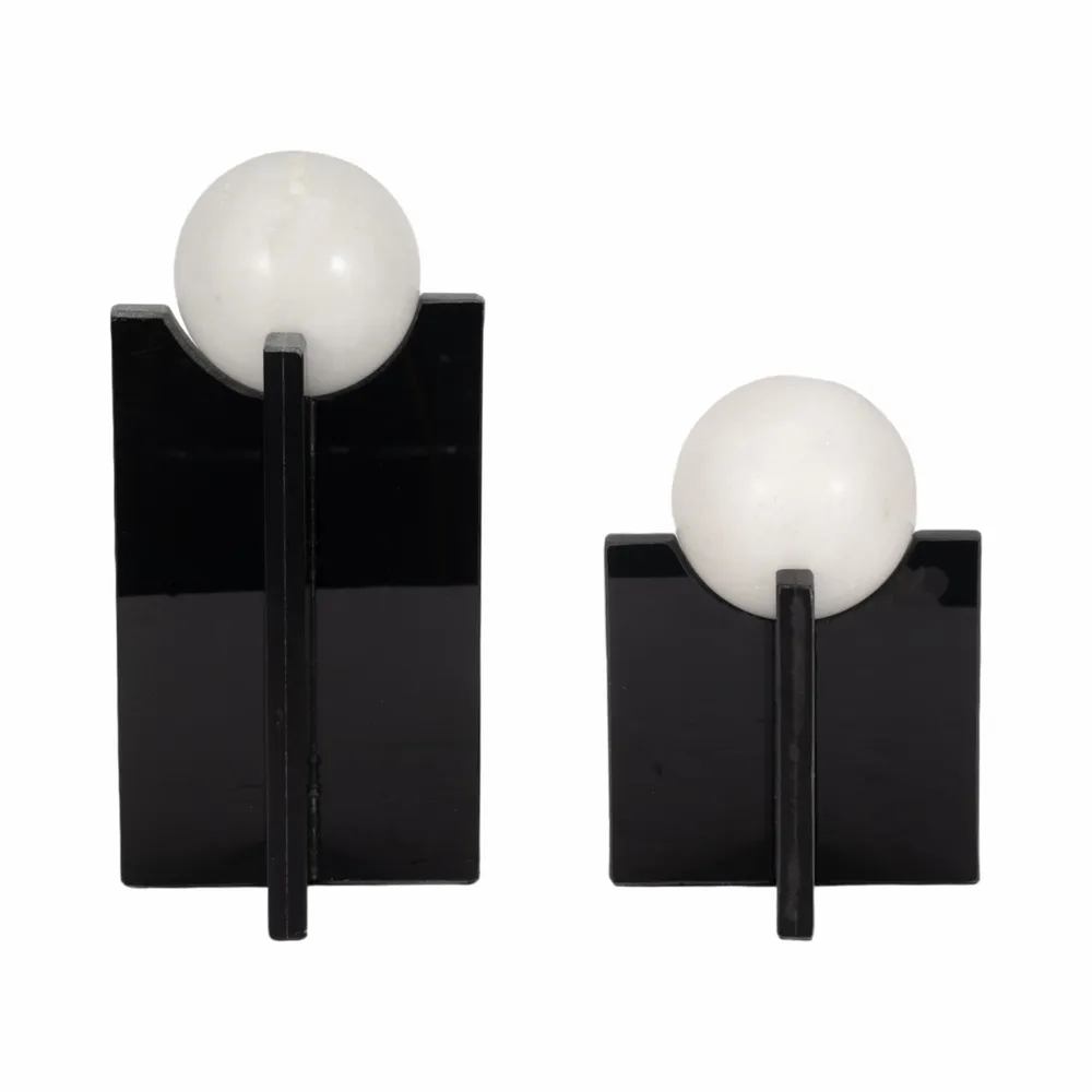 RYELAKE SET OF 2 BLACK DECOR 13 (IN)