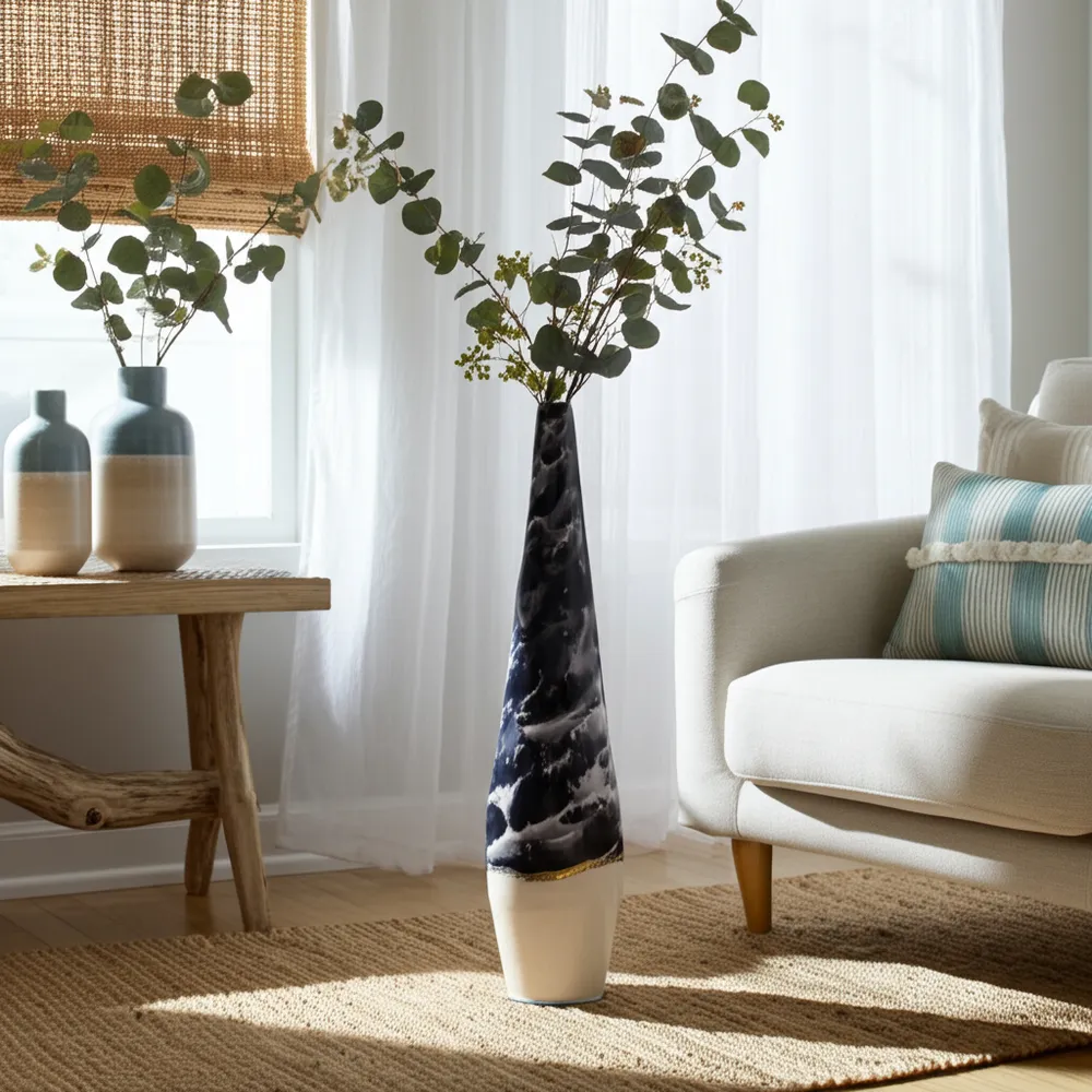 DURBANSIDE BLUE VASE 35 (IN)