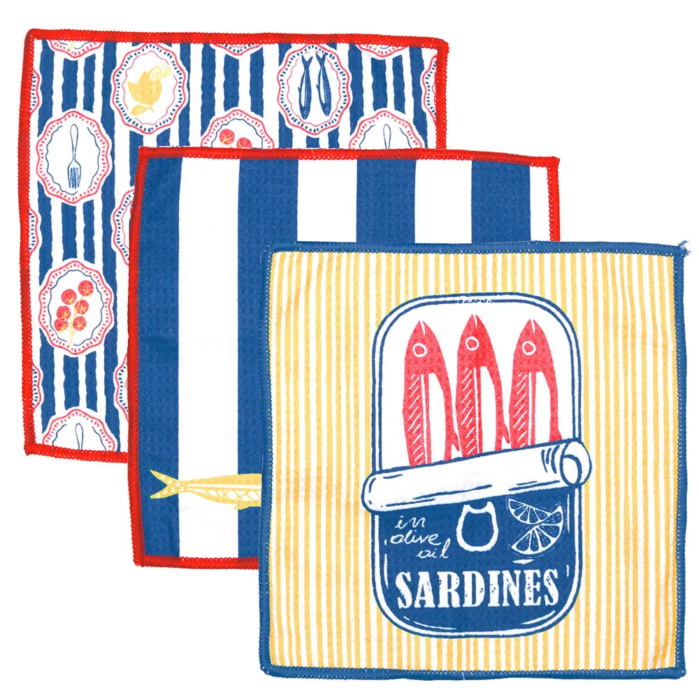 Mediterranean Market Eco Dish Cloth (Set of 3)