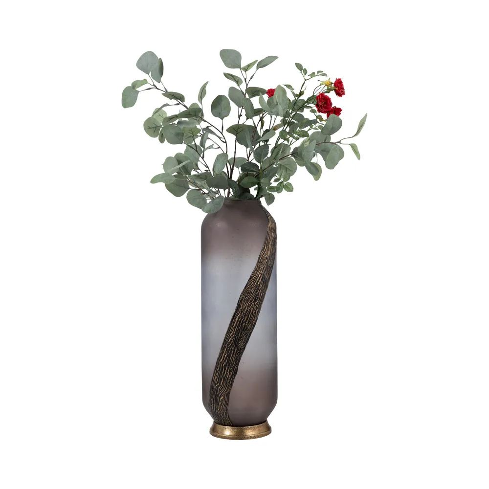 GAVINCLIFF PINK GLASS VASE 20 (IN)