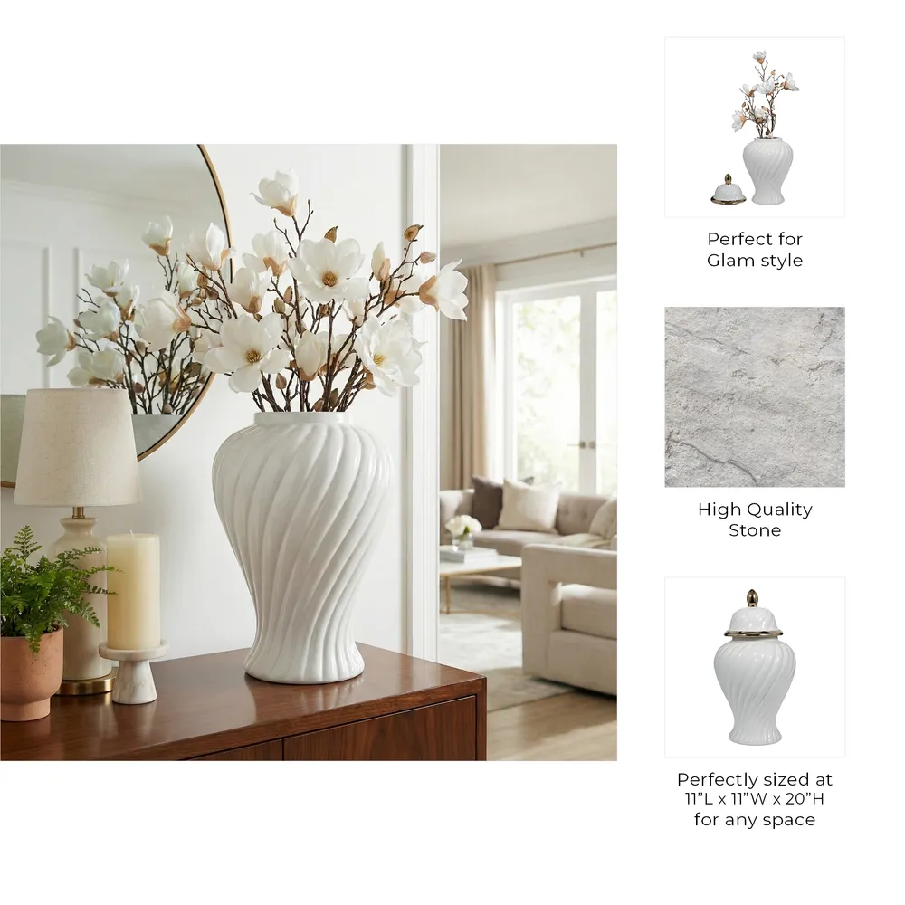 SLATERWORTH WHITE CHINOISERIE 20 (IN)